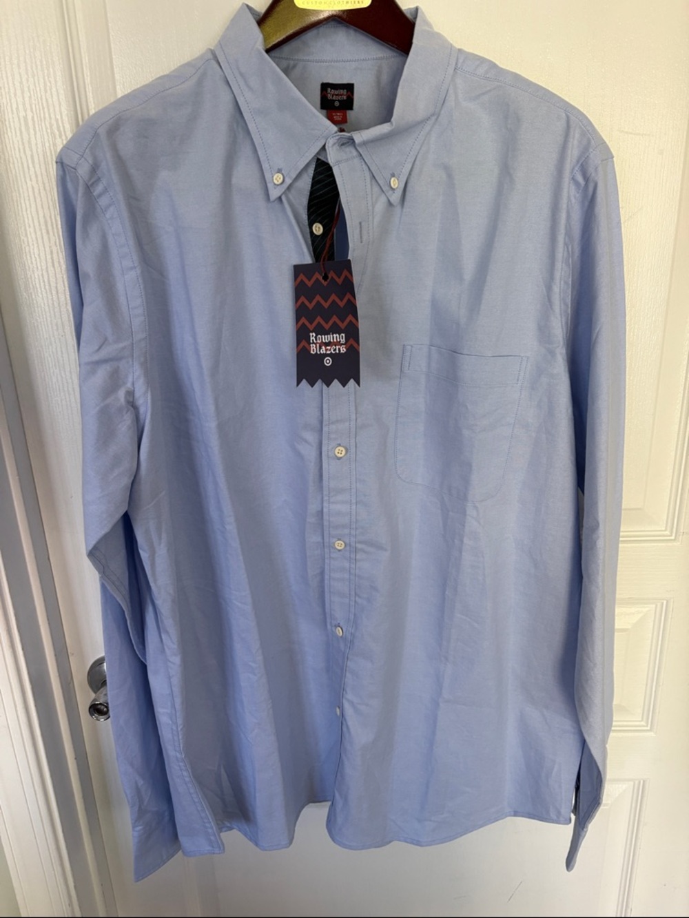 Rowing Blazers Light Blue Classic Button-Down Shirt-Target collaboration